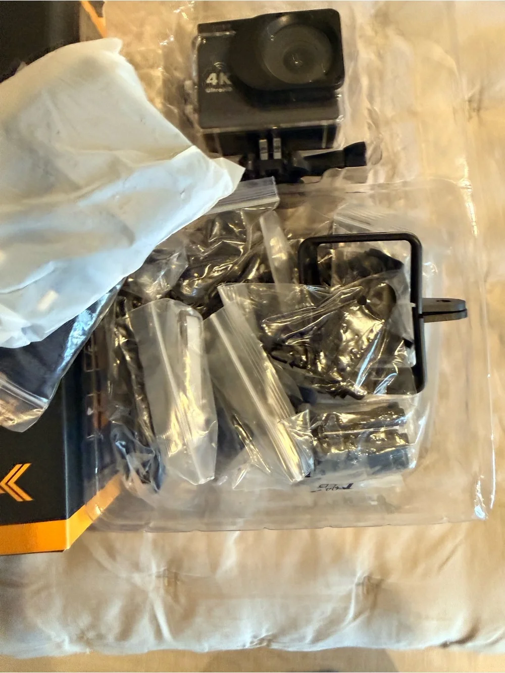 4K Action WaterProof Camera - Black - Ultra HD Wi-Fi New in box